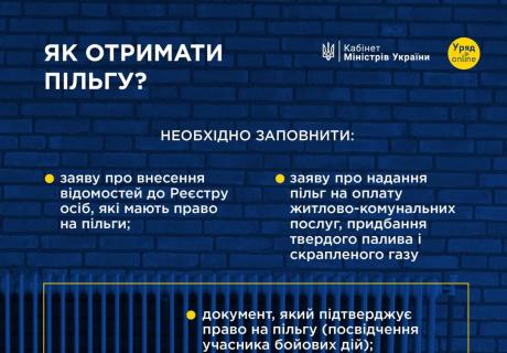 Як учасникам бойових дій отримати пільги на комунальні послуги